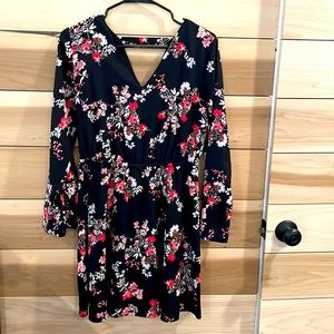 Loft long sleeved Floral dress